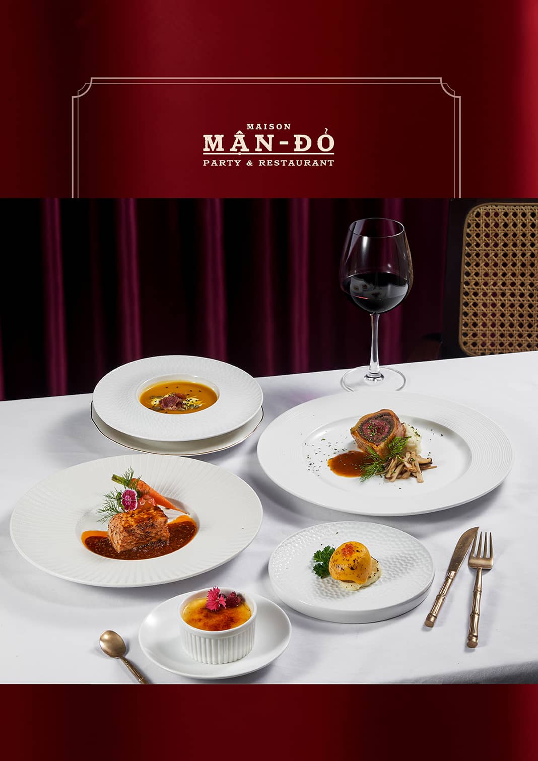 Set Dinner at Maison Mando
