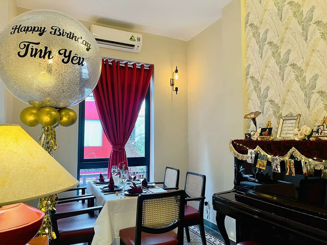 Place to celebrate romantic birthday for couples in Ho Chi Minh City